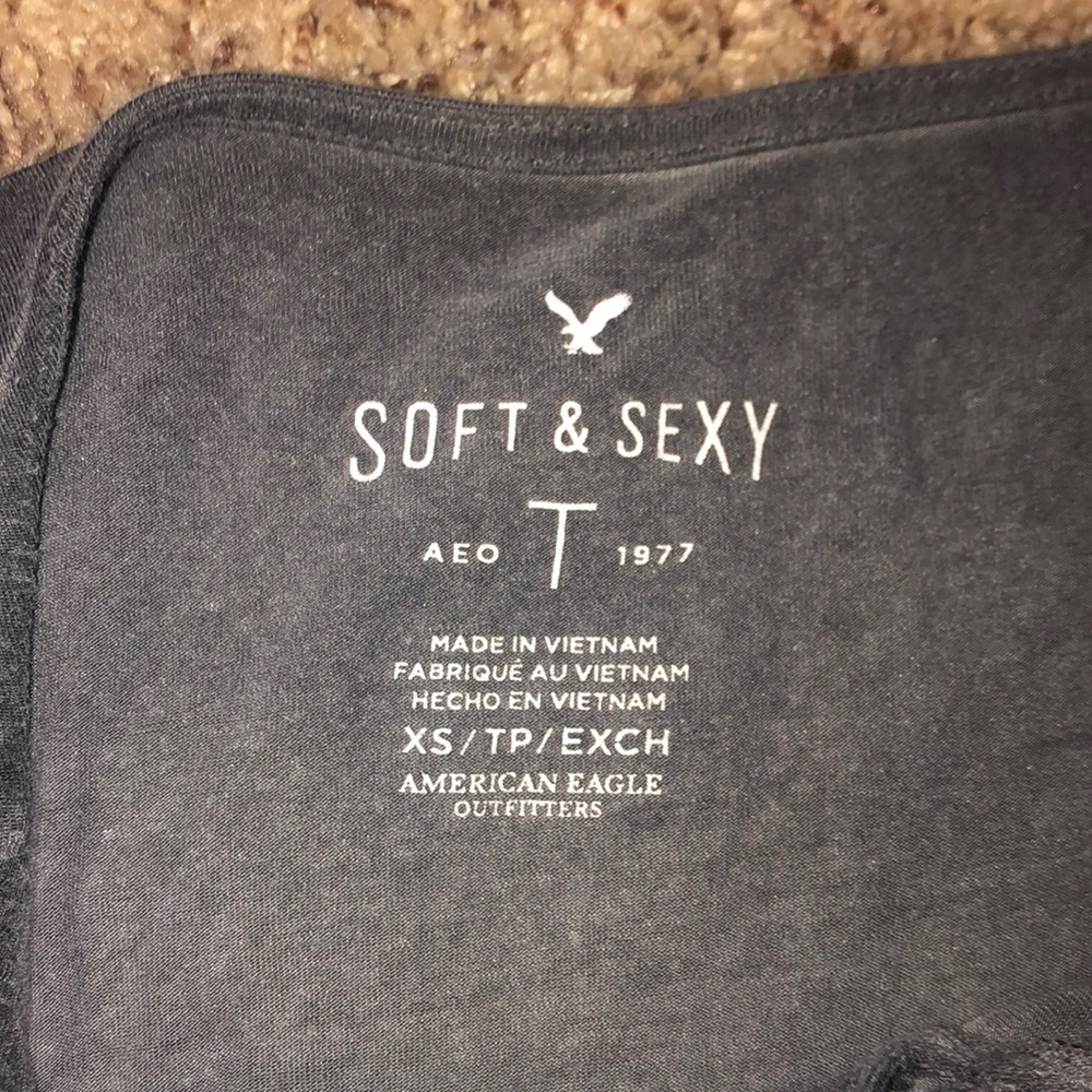 American Eagle Soft & Sexy Long Sleeve Shirt - Picture 2 of 3